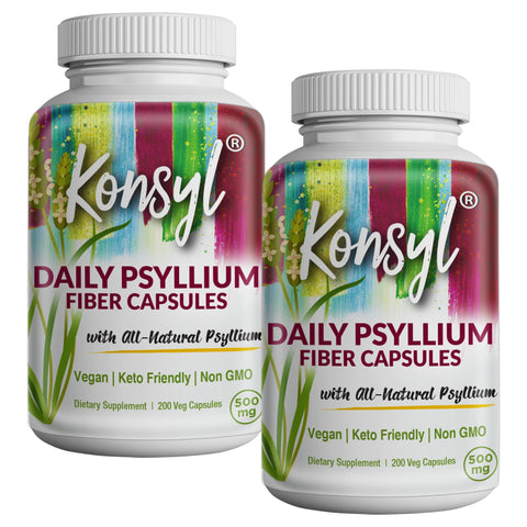 Konsyl Daily Psyllium Fiber Capsules