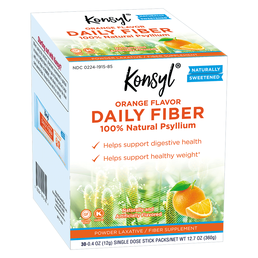Konsyl Orange Daily Fiber Stick Packs