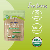 For Baking - Organic Konsyl Psyllium Fiber
